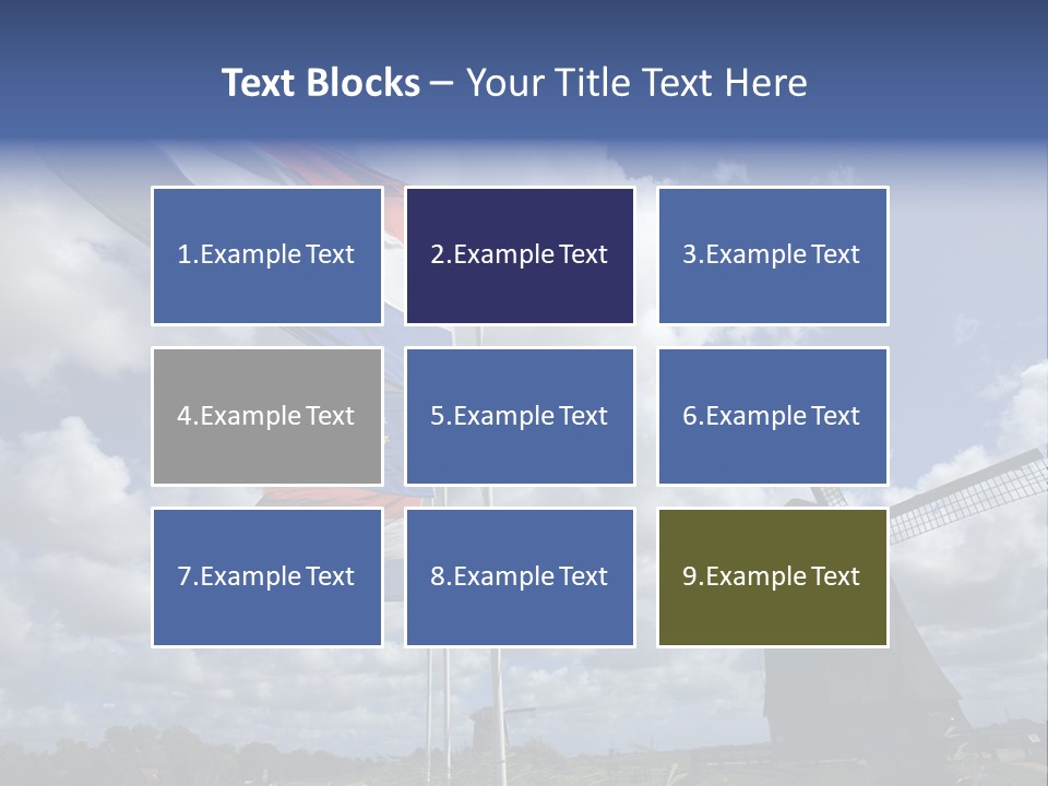 Holland Countryside Mill PowerPoint Template