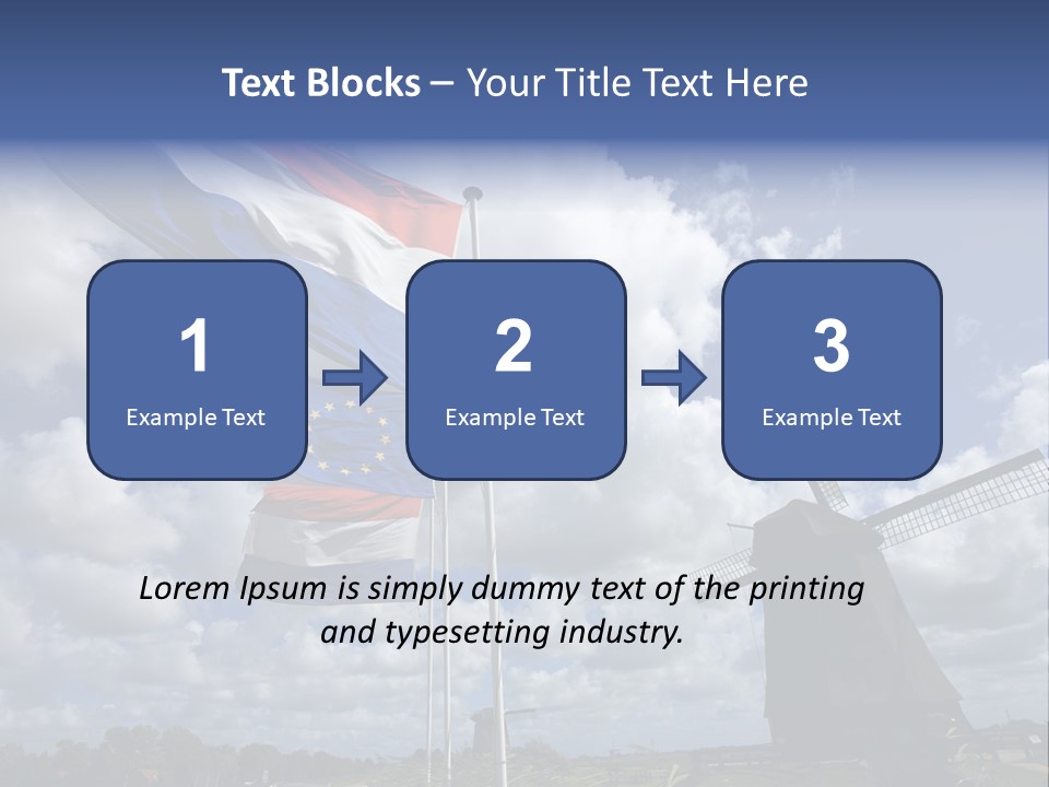 Holland Countryside Mill PowerPoint Template