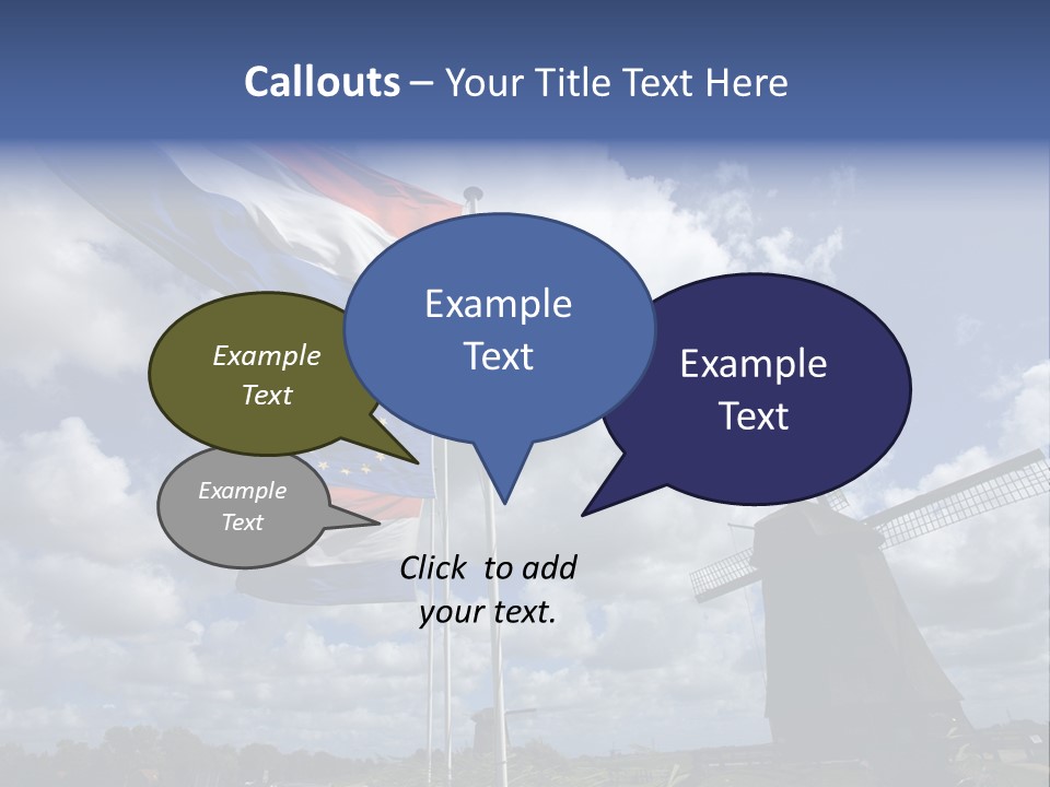 Holland Countryside Mill PowerPoint Template