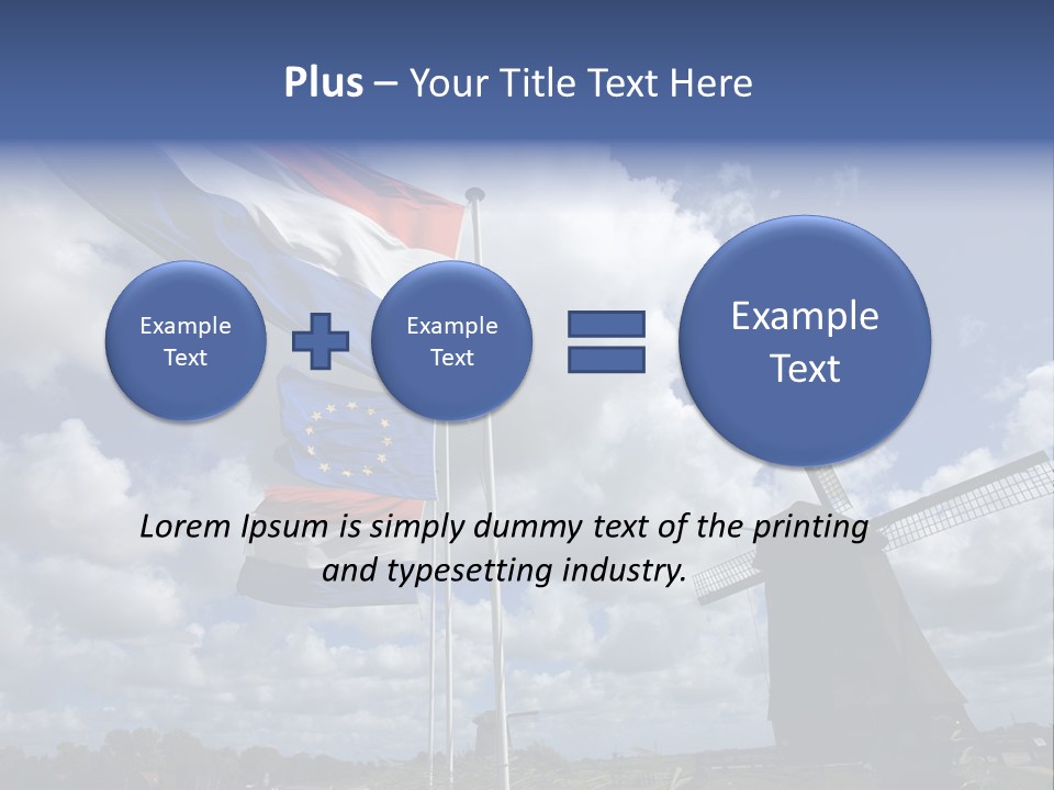 Holland Countryside Mill PowerPoint Template