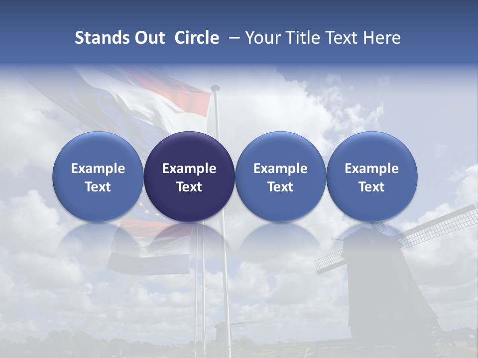 Holland Countryside Mill PowerPoint Template