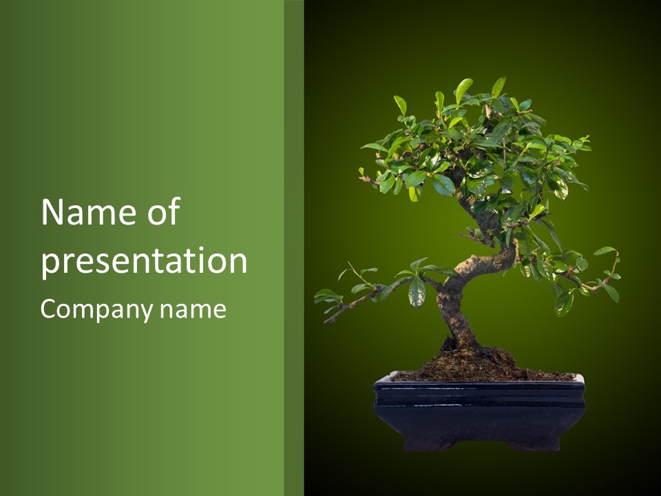 Agriculture Garden Green PowerPoint Template