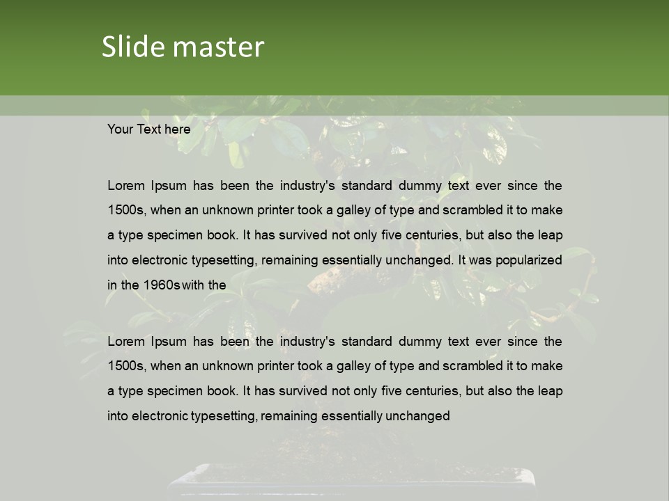 Agriculture Garden Green PowerPoint Template