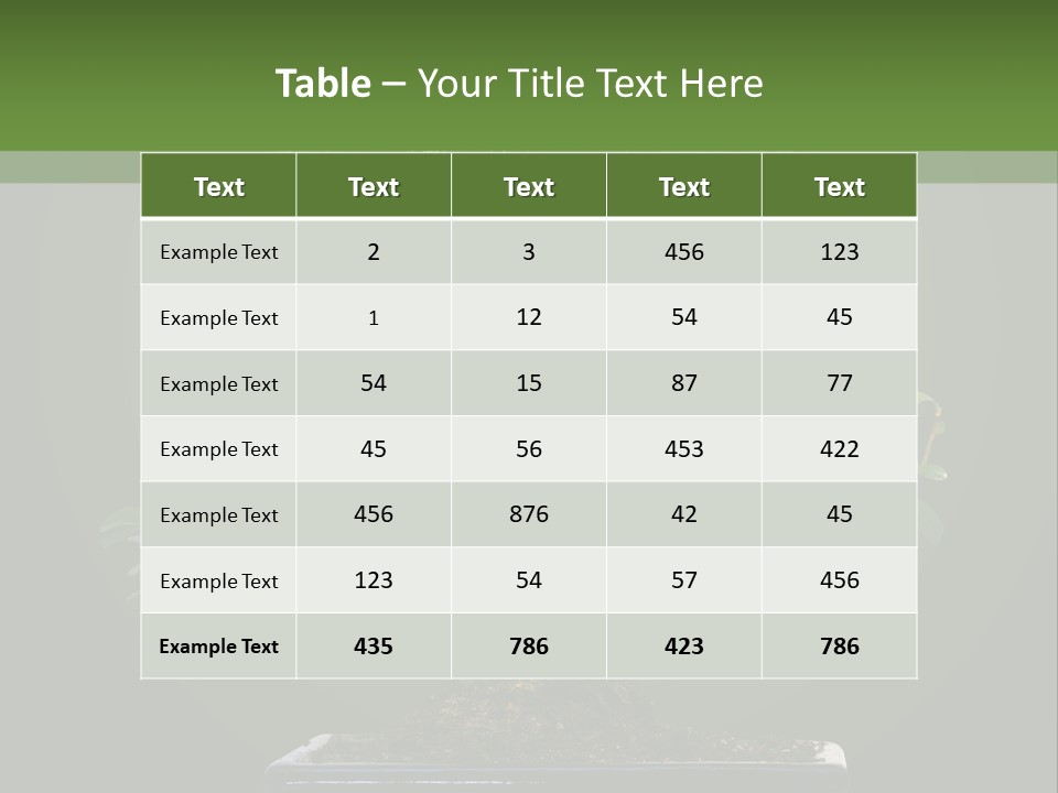 Agriculture Garden Green PowerPoint Template