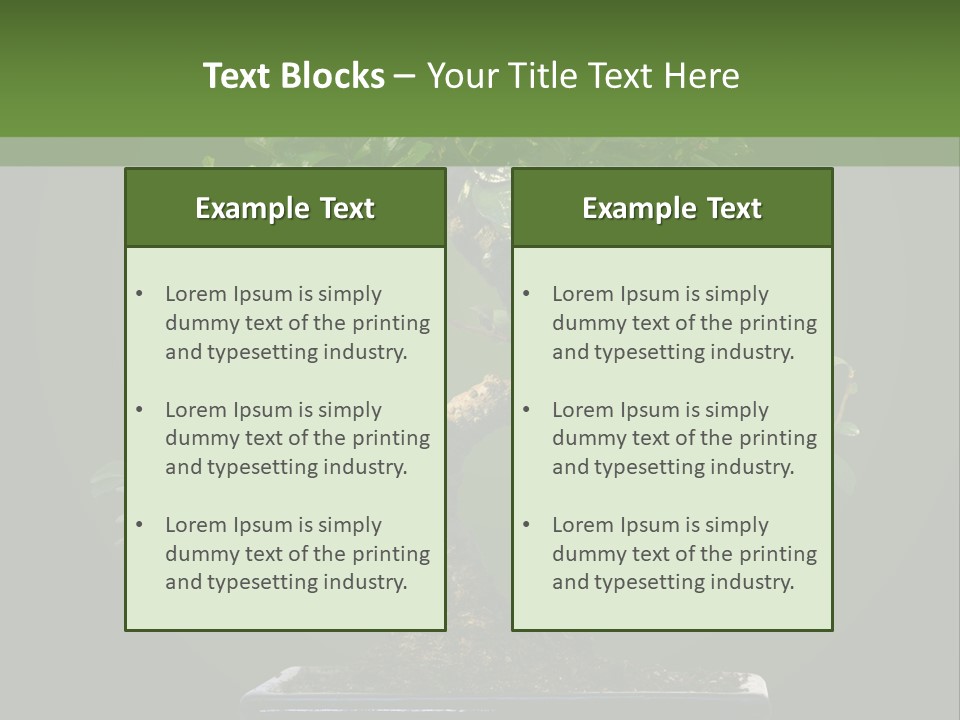 Agriculture Garden Green PowerPoint Template