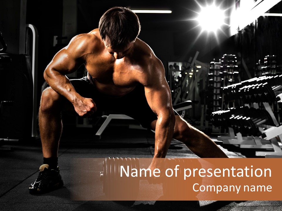 Power Execute Man PowerPoint Template