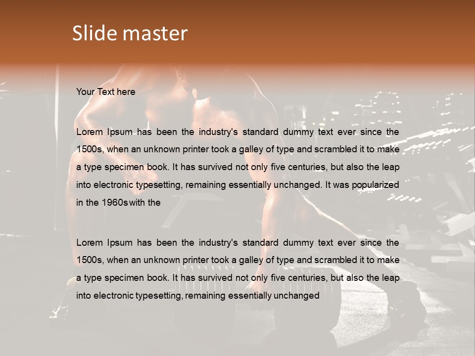 Power Execute Man PowerPoint Template