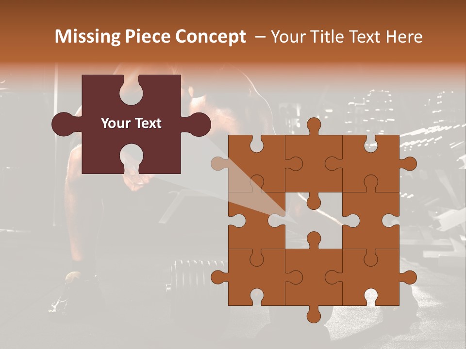 Power Execute Man PowerPoint Template