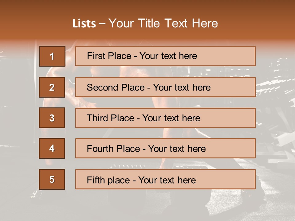 Power Execute Man PowerPoint Template