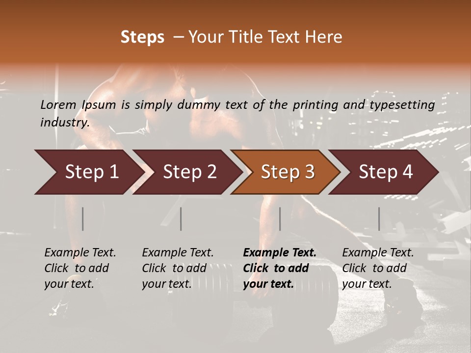 Power Execute Man PowerPoint Template
