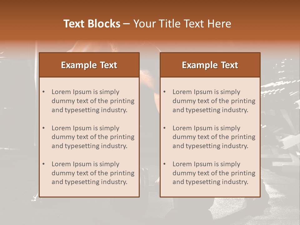 Power Execute Man PowerPoint Template