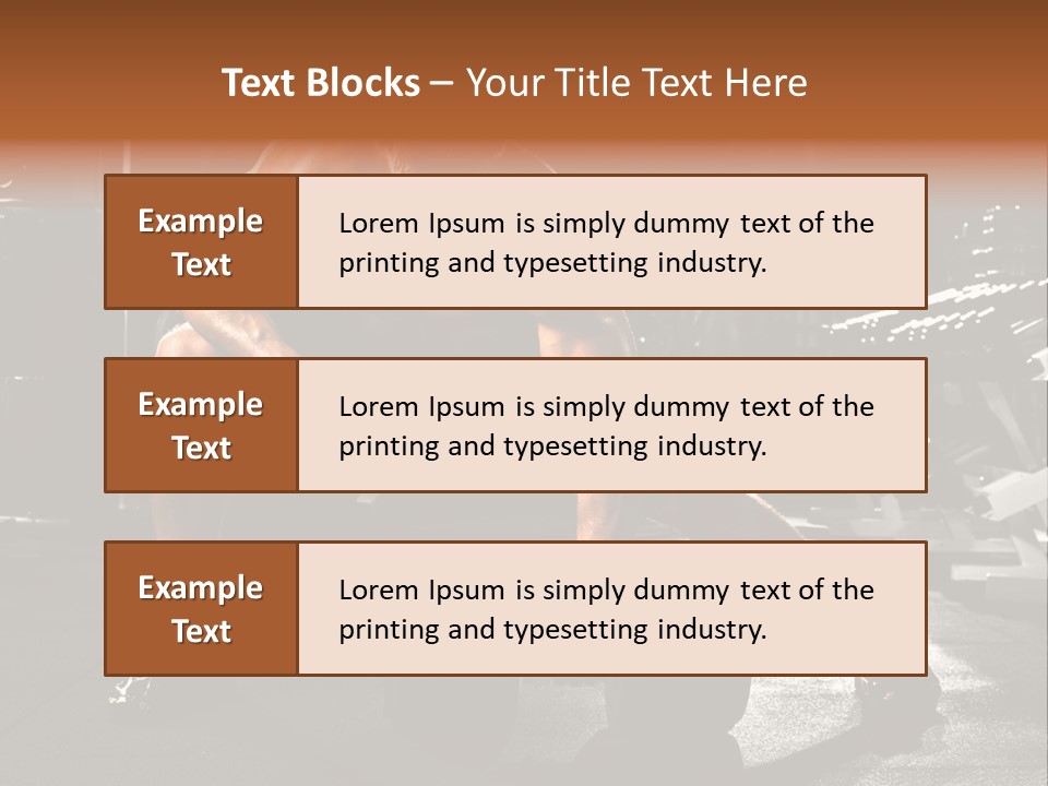 Power Execute Man PowerPoint Template