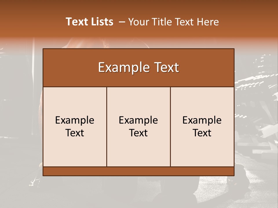 Power Execute Man PowerPoint Template