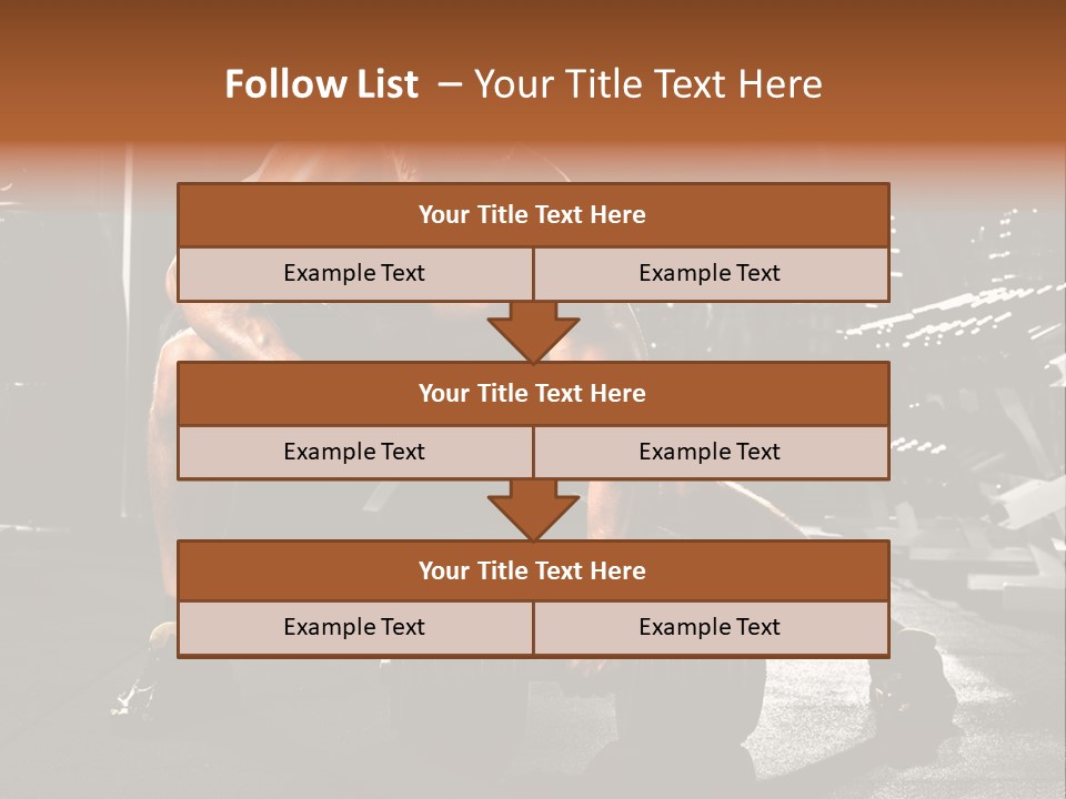 Power Execute Man PowerPoint Template