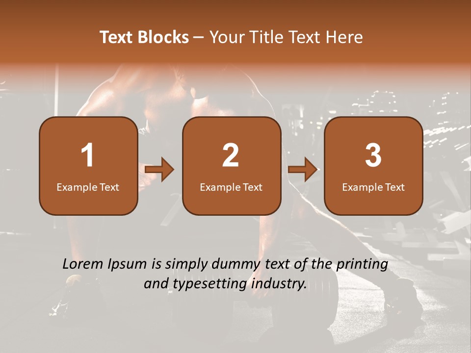 Power Execute Man PowerPoint Template