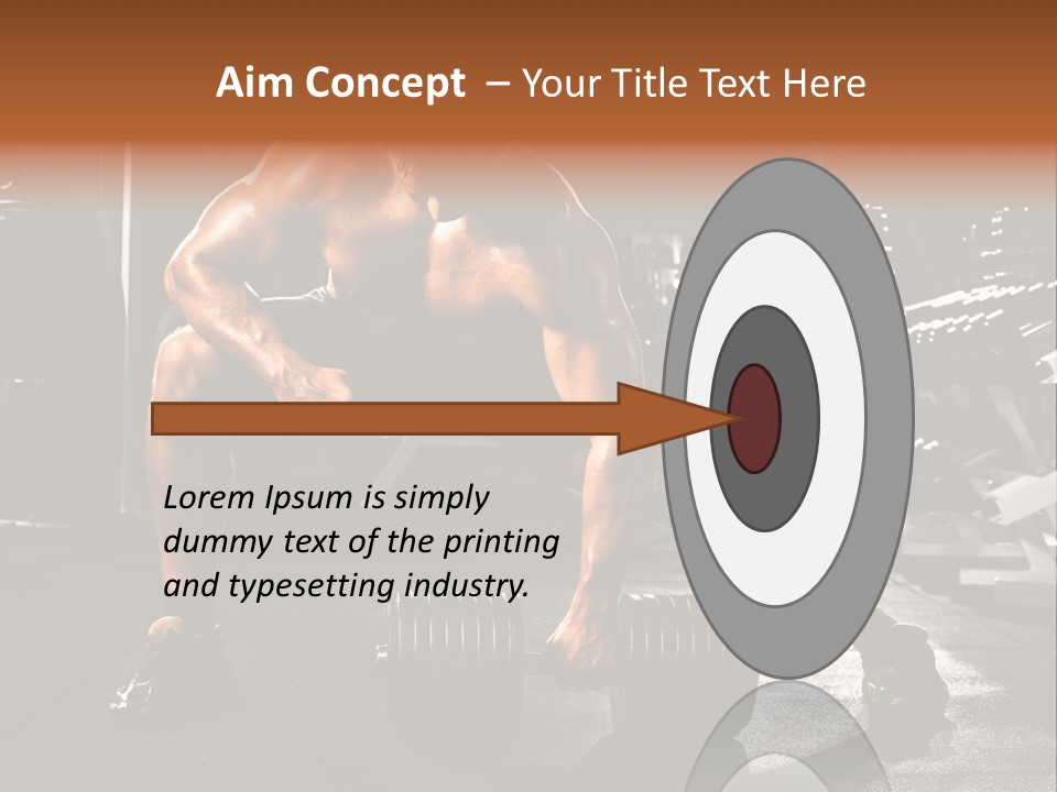 Power Execute Man PowerPoint Template