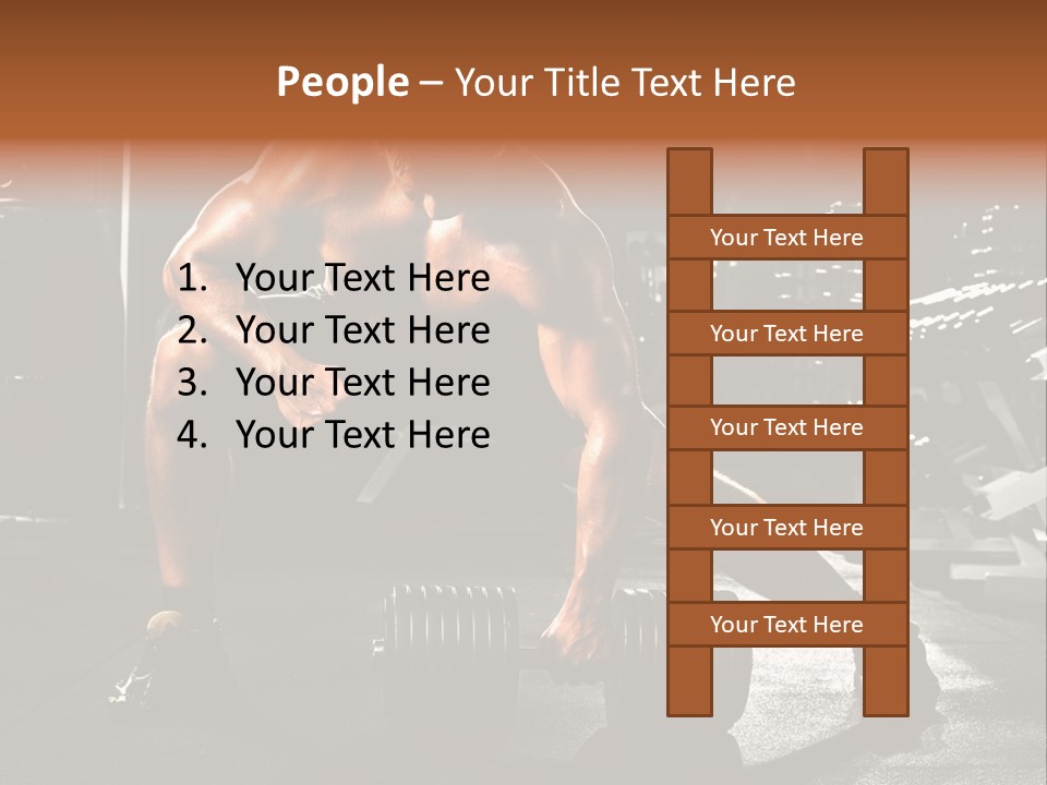 Power Execute Man PowerPoint Template