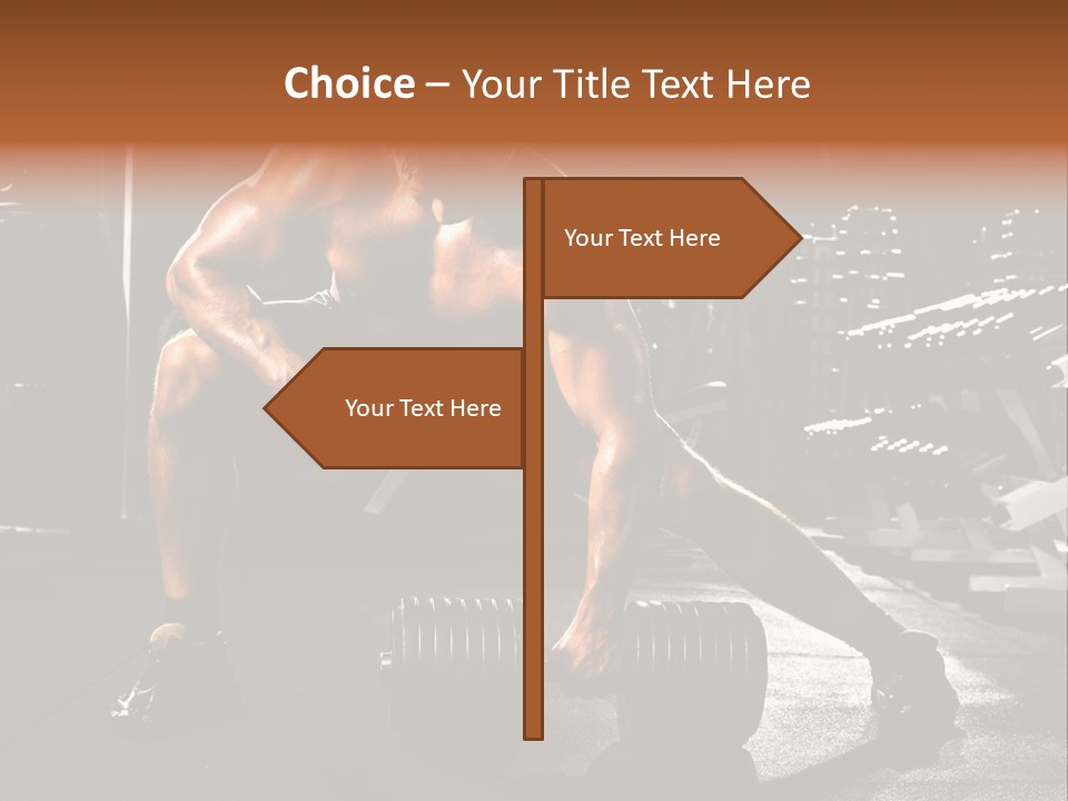 Power Execute Man PowerPoint Template