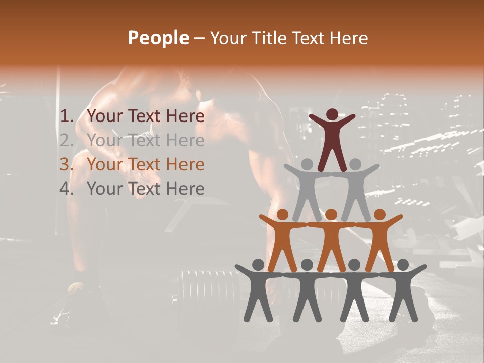 Power Execute Man PowerPoint Template