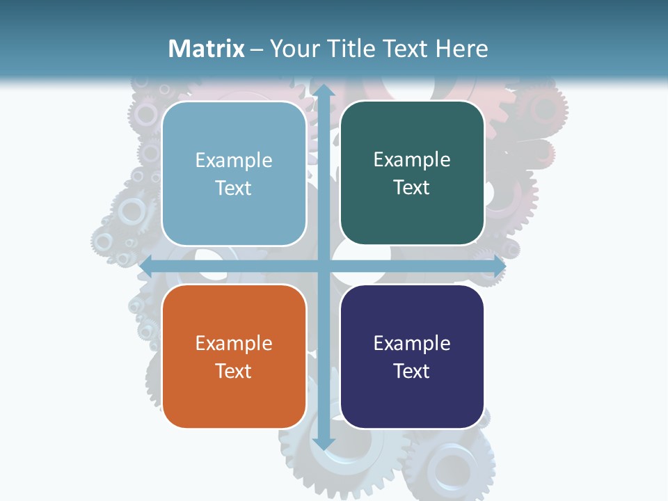 Thought Head Red PowerPoint Template