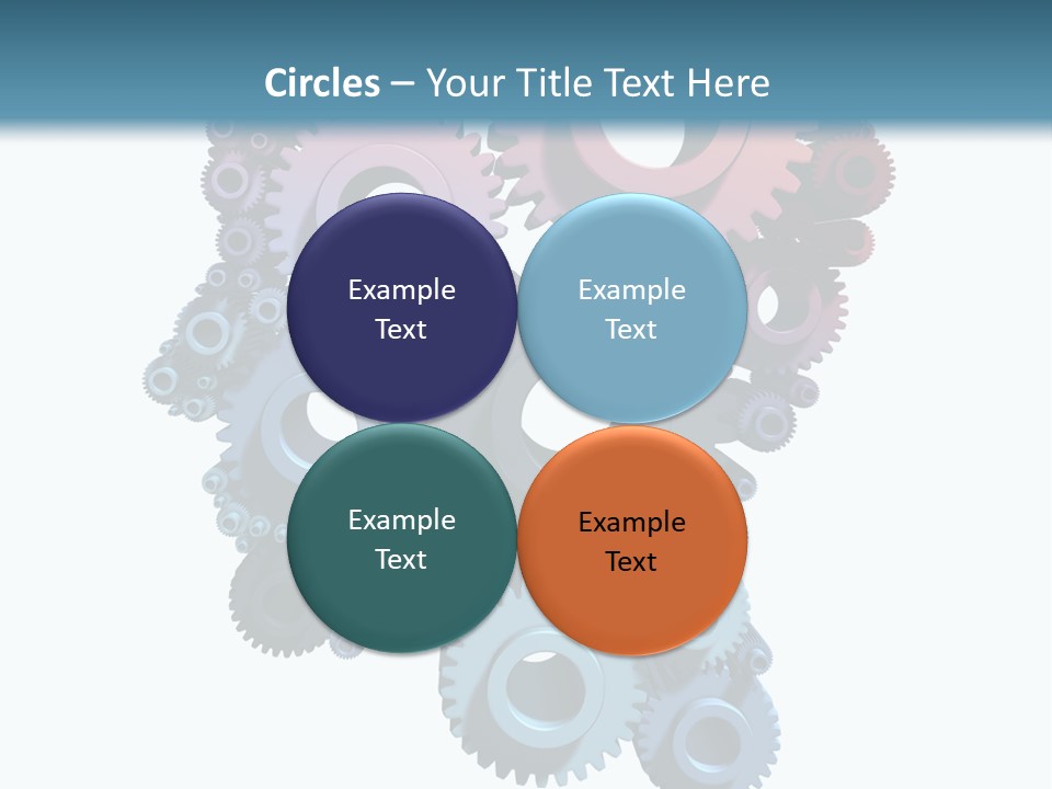 Thought Head Red PowerPoint Template