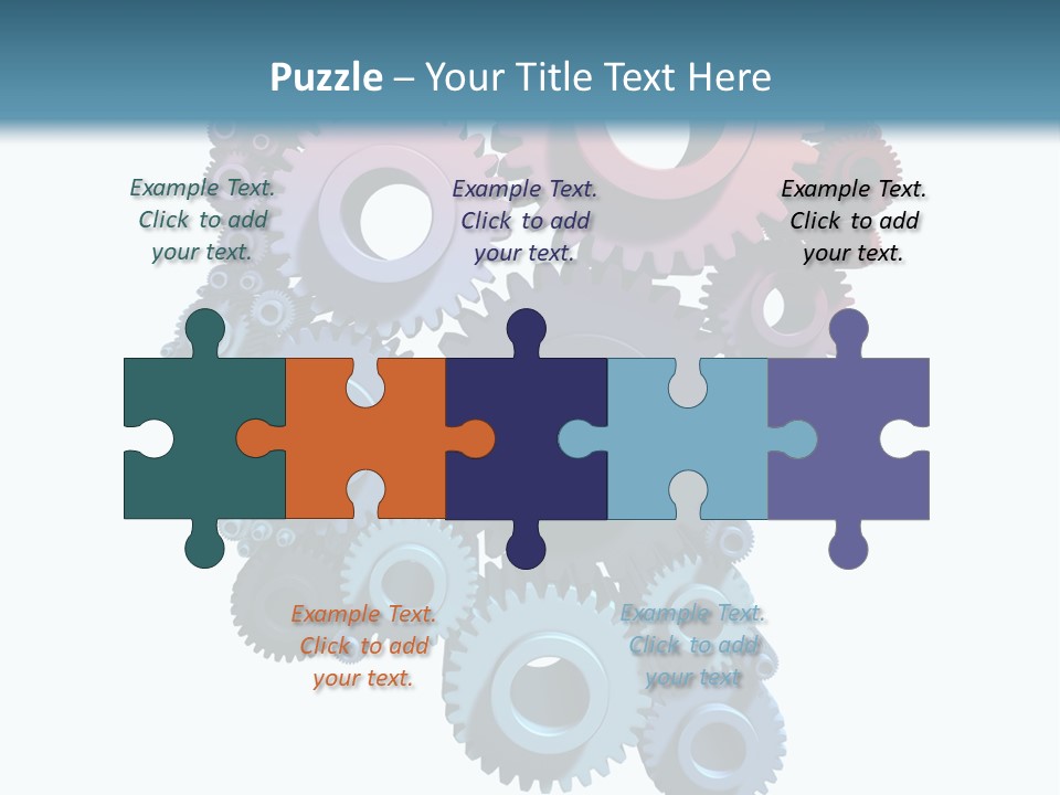 Thought Head Red PowerPoint Template