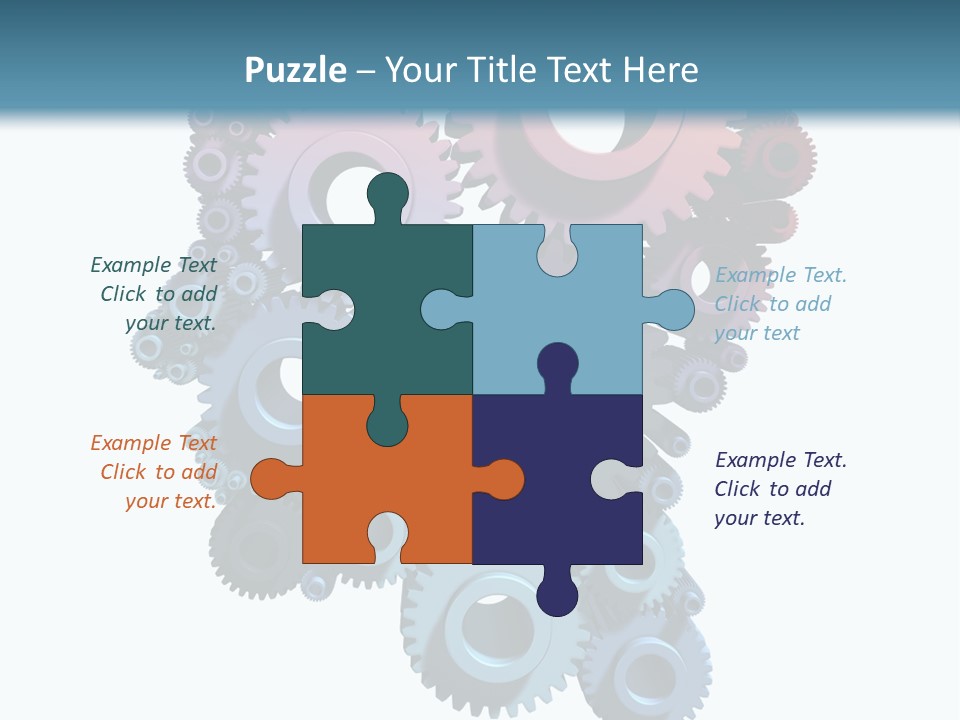 Thought Head Red PowerPoint Template