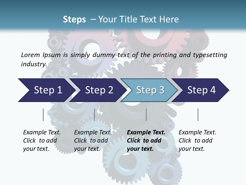 Thought Head Red PowerPoint Template