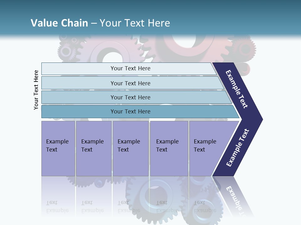 Thought Head Red PowerPoint Template