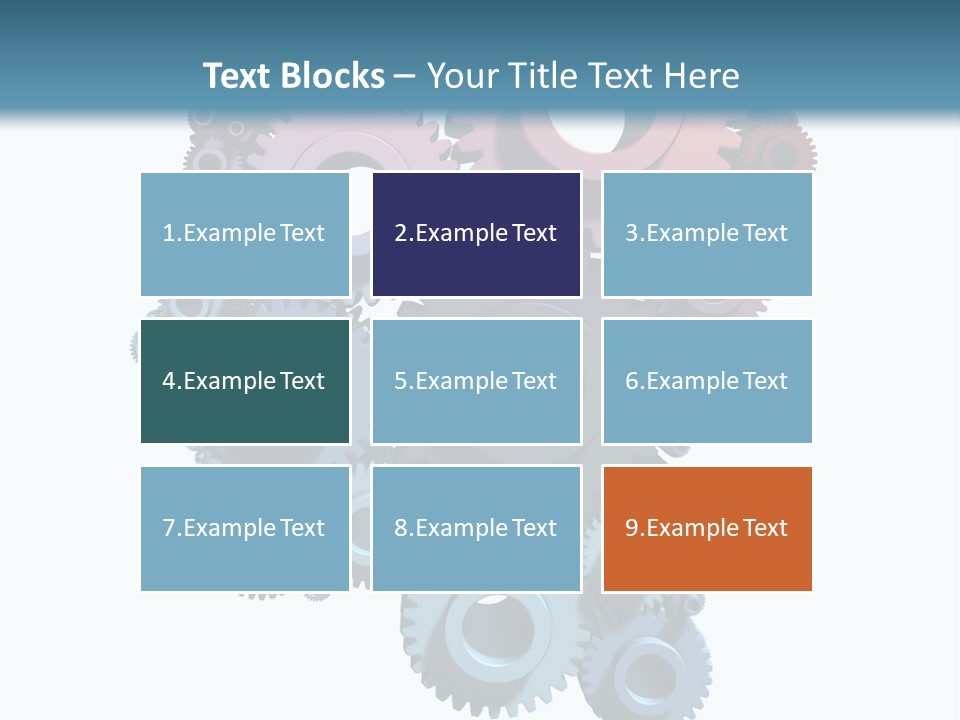 Thought Head Red PowerPoint Template