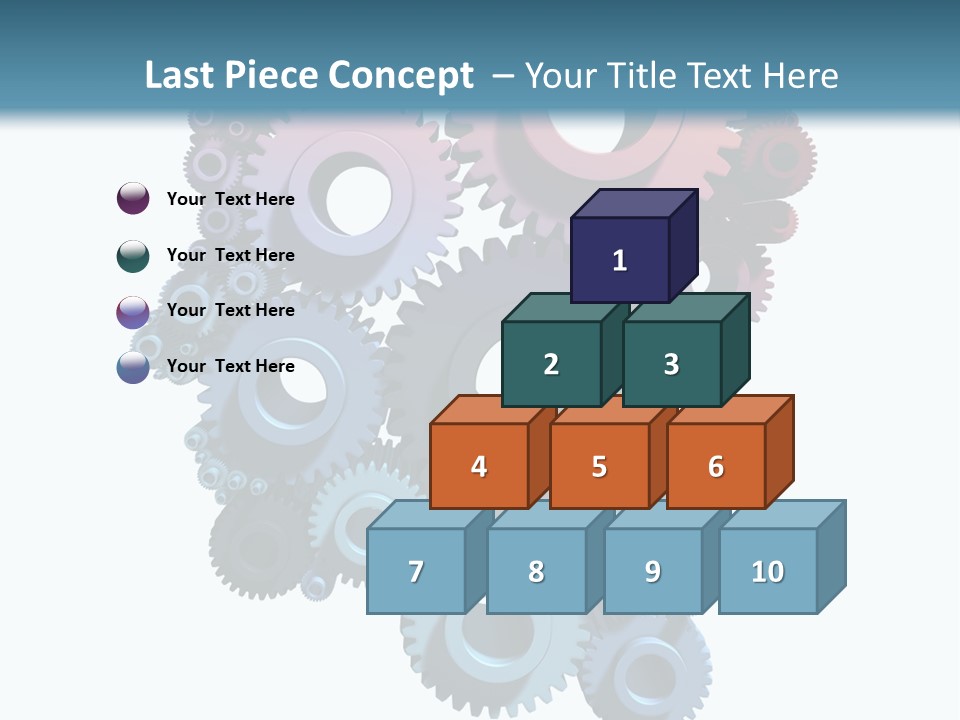 Thought Head Red PowerPoint Template