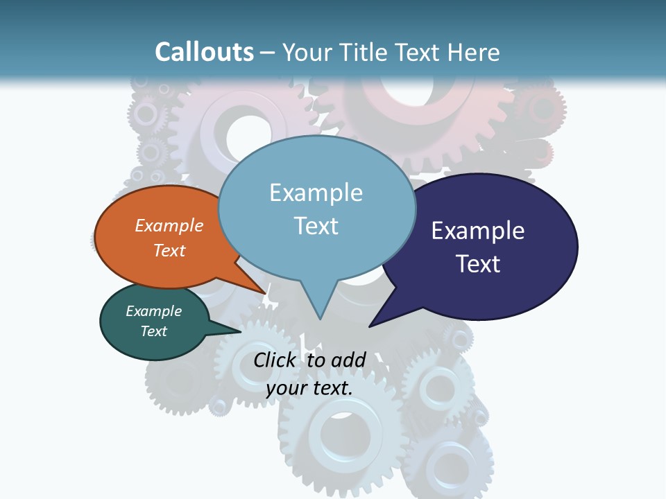 Thought Head Red PowerPoint Template