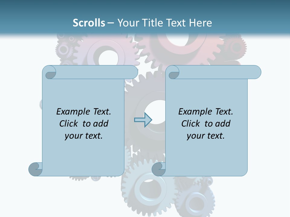 Thought Head Red PowerPoint Template