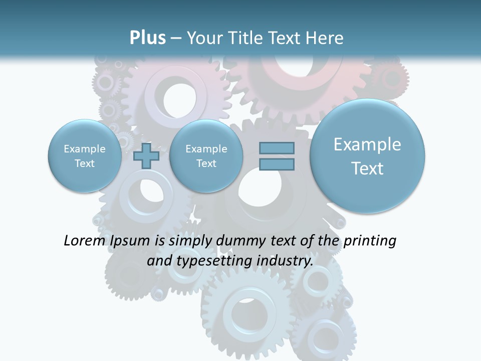 Thought Head Red PowerPoint Template