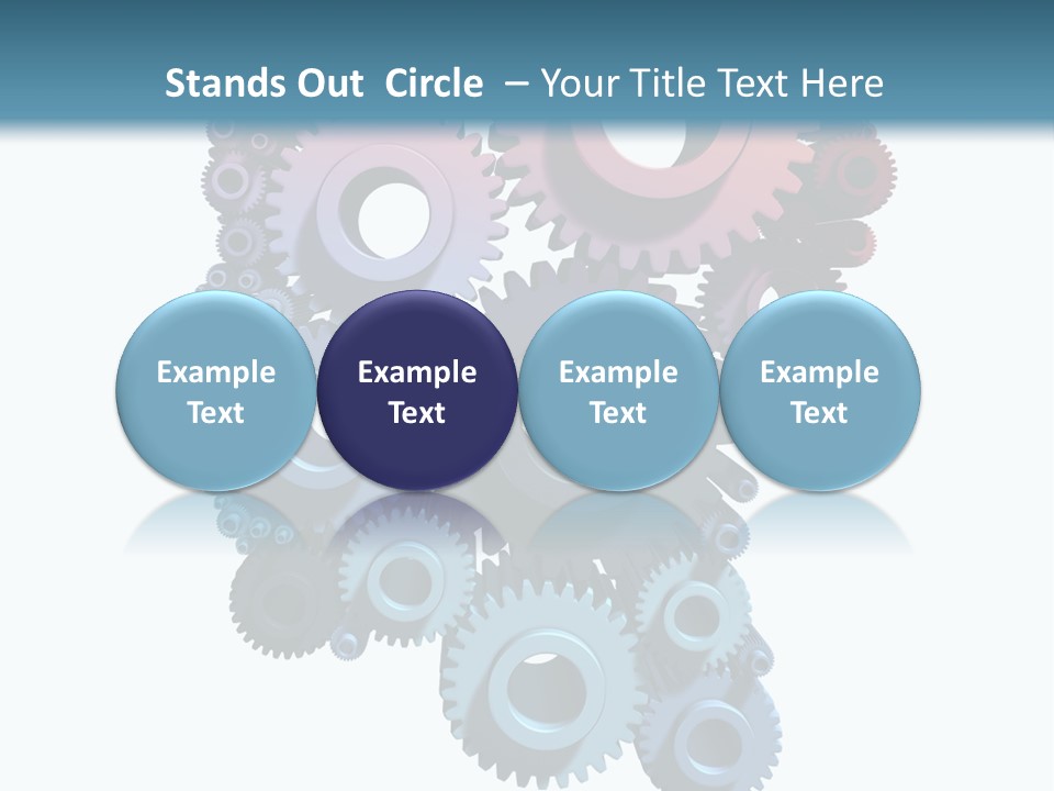 Thought Head Red PowerPoint Template