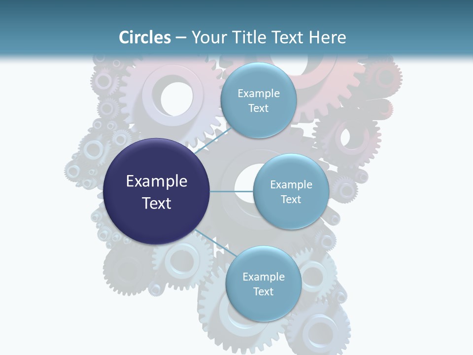 Thought Head Red PowerPoint Template