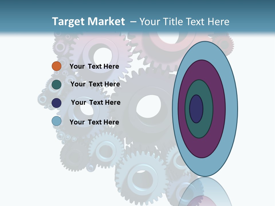 Thought Head Red PowerPoint Template