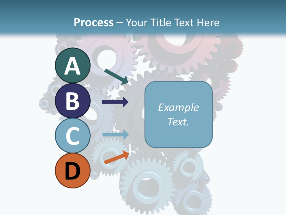 Thought Head Red PowerPoint Template