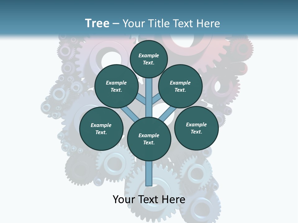 Thought Head Red PowerPoint Template