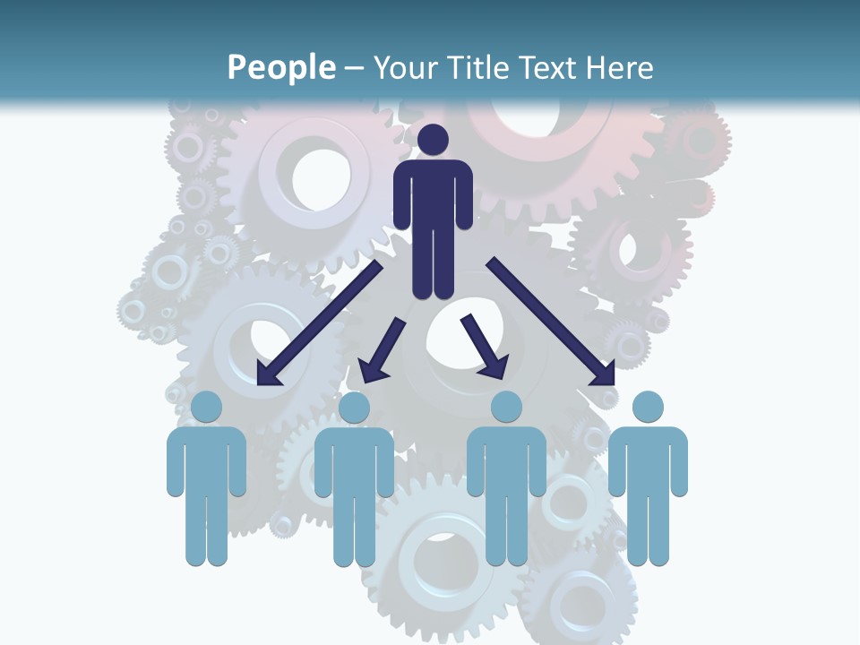 Thought Head Red PowerPoint Template