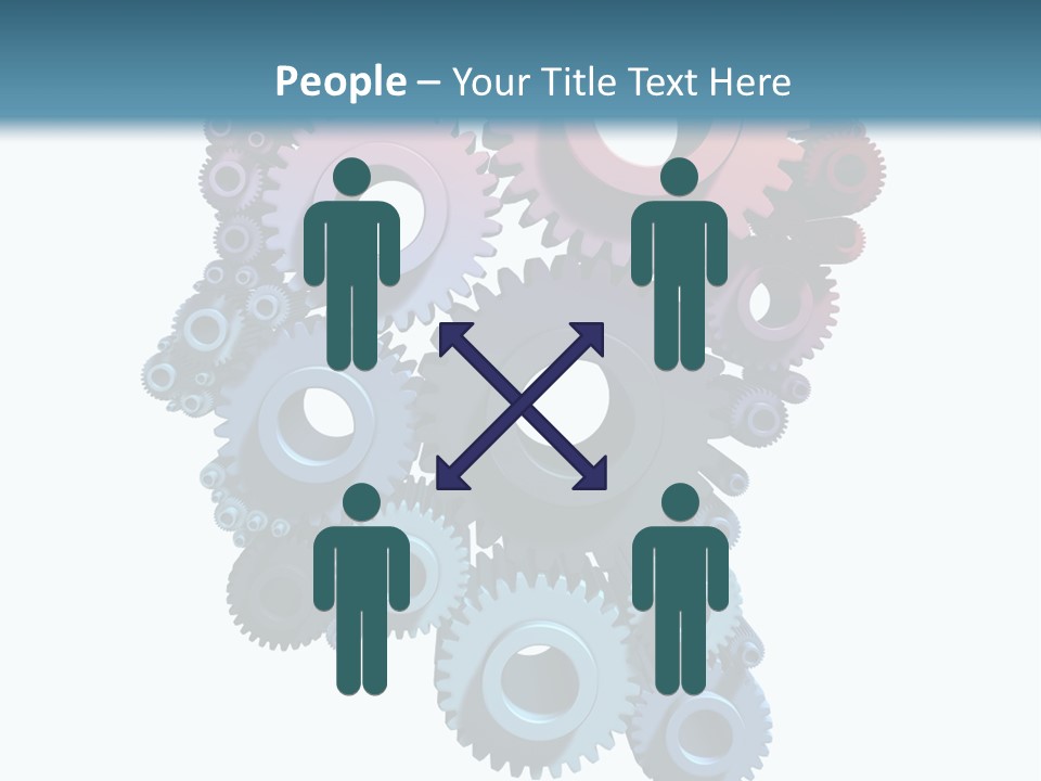 Thought Head Red PowerPoint Template