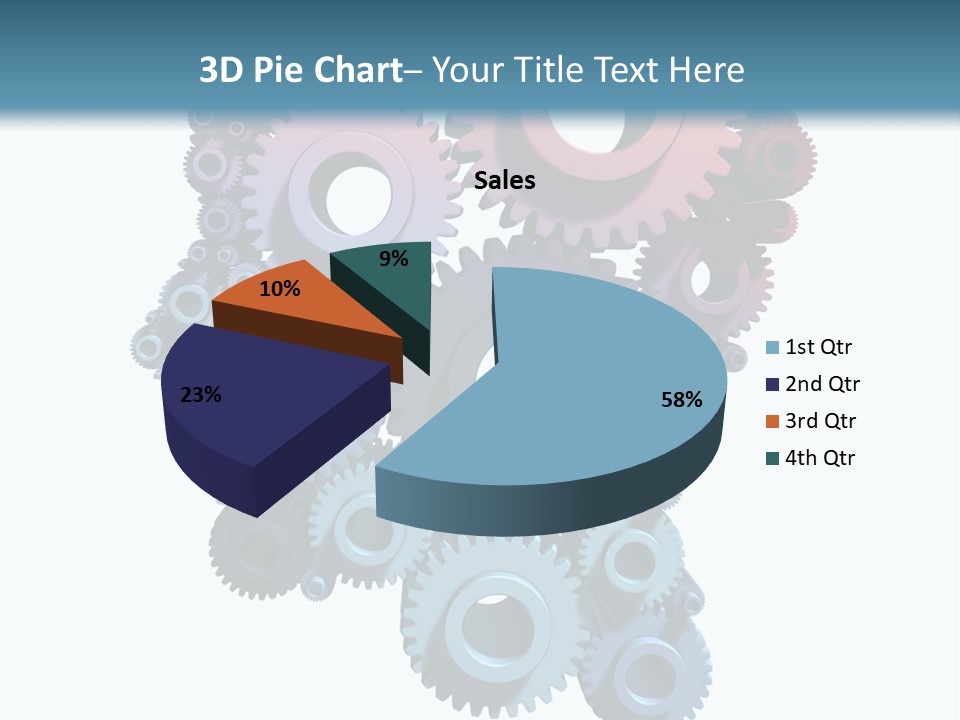 Thought Head Red PowerPoint Template