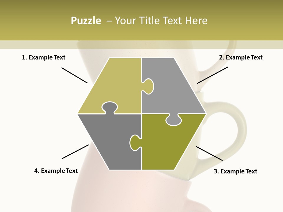 Tableware Vibrant Color Drinks PowerPoint Template