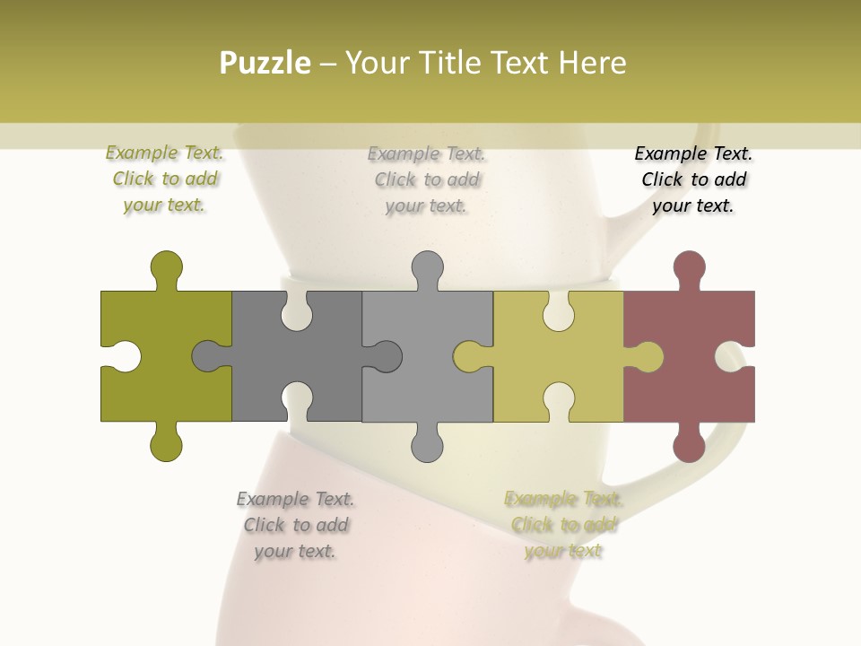 Tableware Vibrant Color Drinks PowerPoint Template