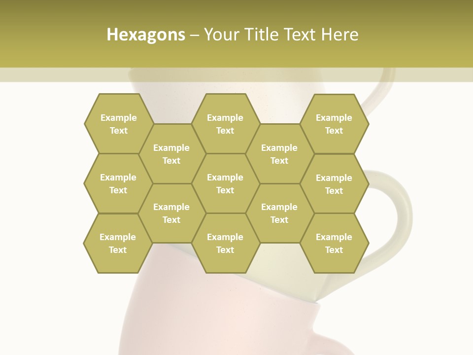 Tableware Vibrant Color Drinks PowerPoint Template