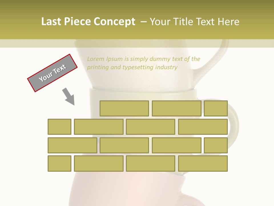 Tableware Vibrant Color Drinks PowerPoint Template