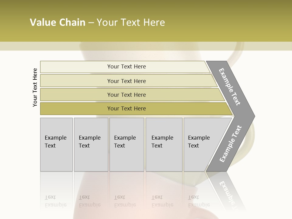 Tableware Vibrant Color Drinks PowerPoint Template