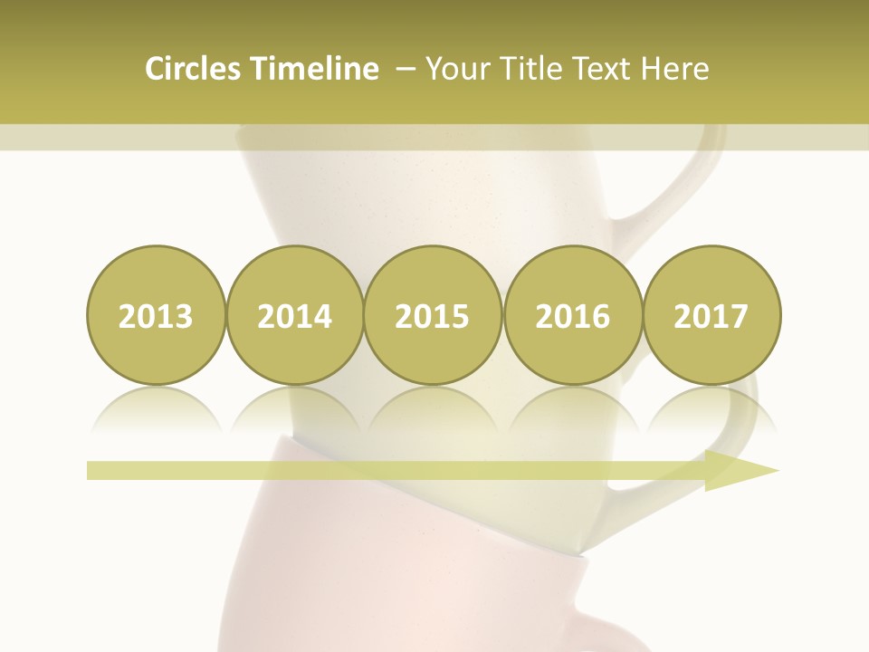 Tableware Vibrant Color Drinks PowerPoint Template