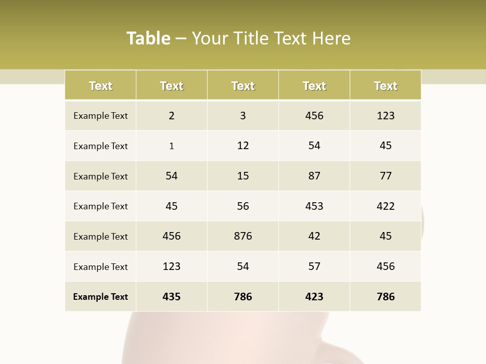 Tableware Vibrant Color Drinks PowerPoint Template