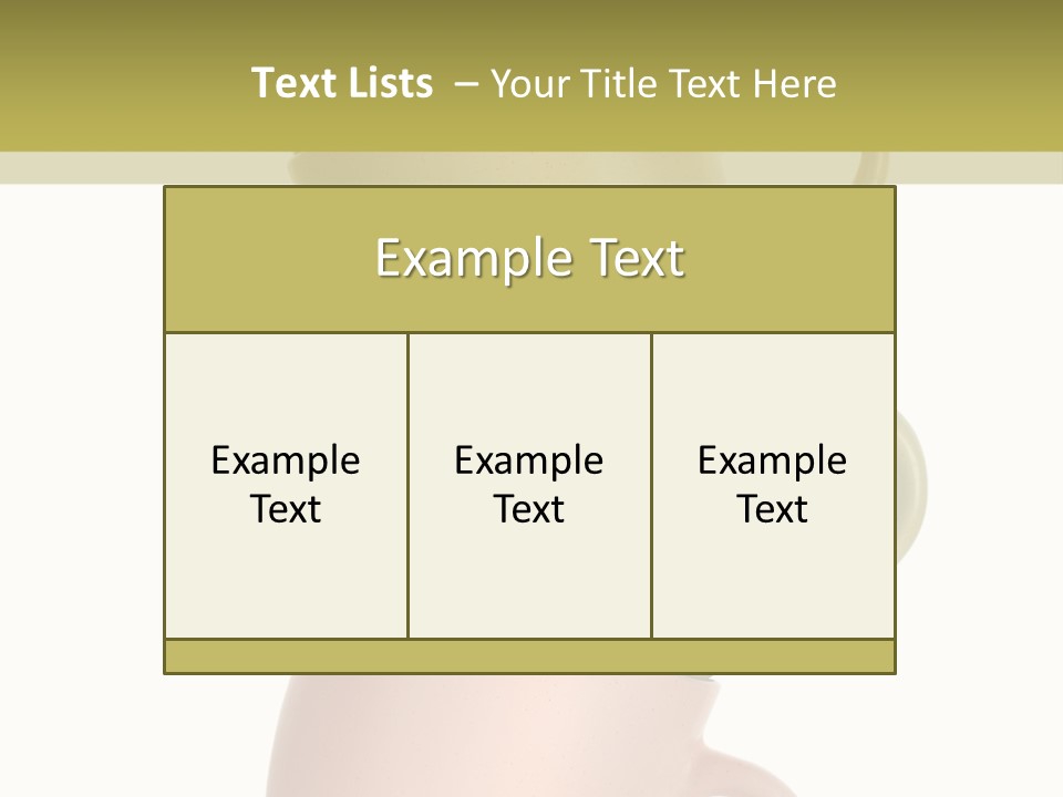 Tableware Vibrant Color Drinks PowerPoint Template
